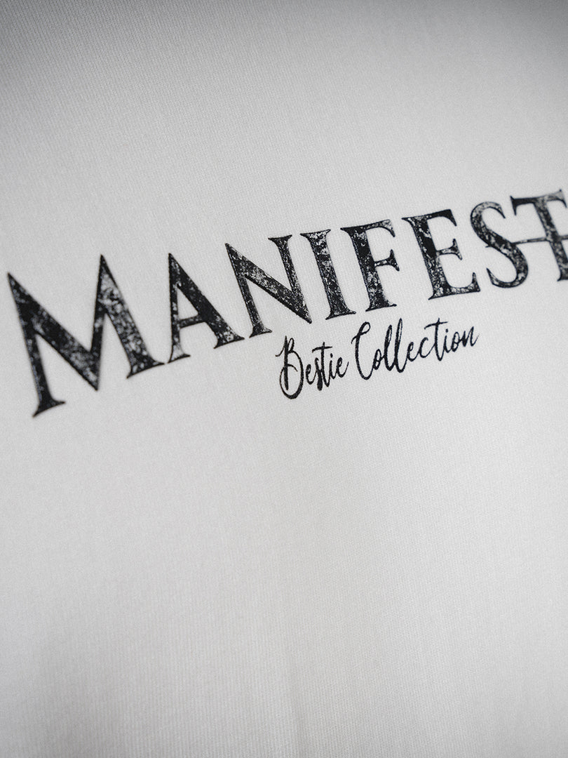 Camiseta Oversize Bestie Vainilla