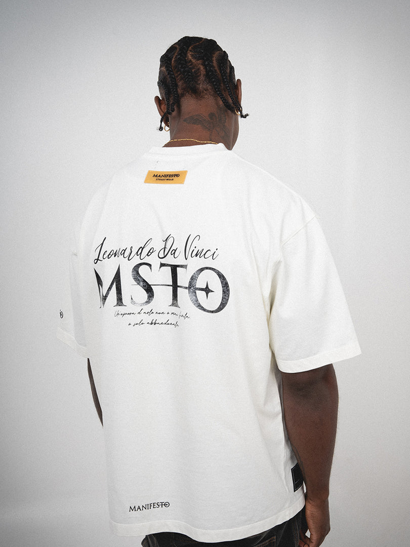 Camiseta Oversize Bestie Vainilla