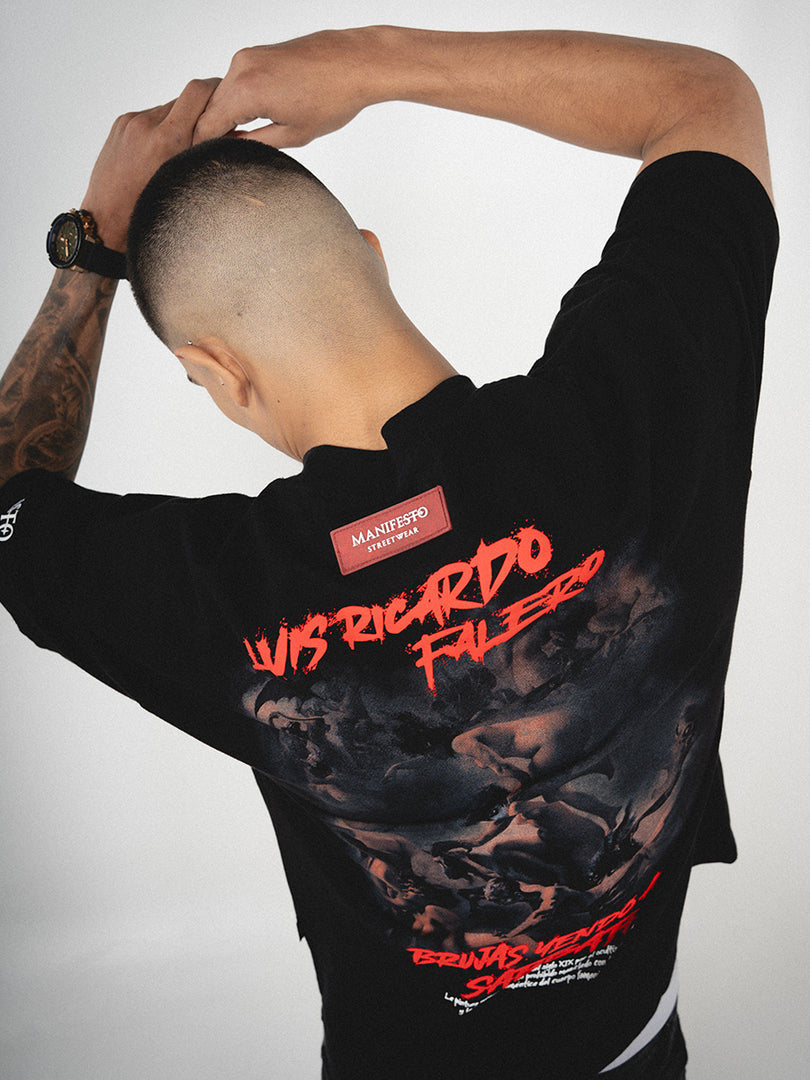 Camiseta Oversize Brujas Yendo Al Sabbath