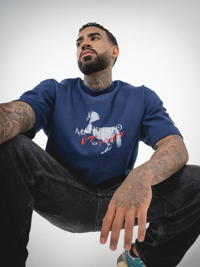 Camiseta Oversize Caballo Blanco