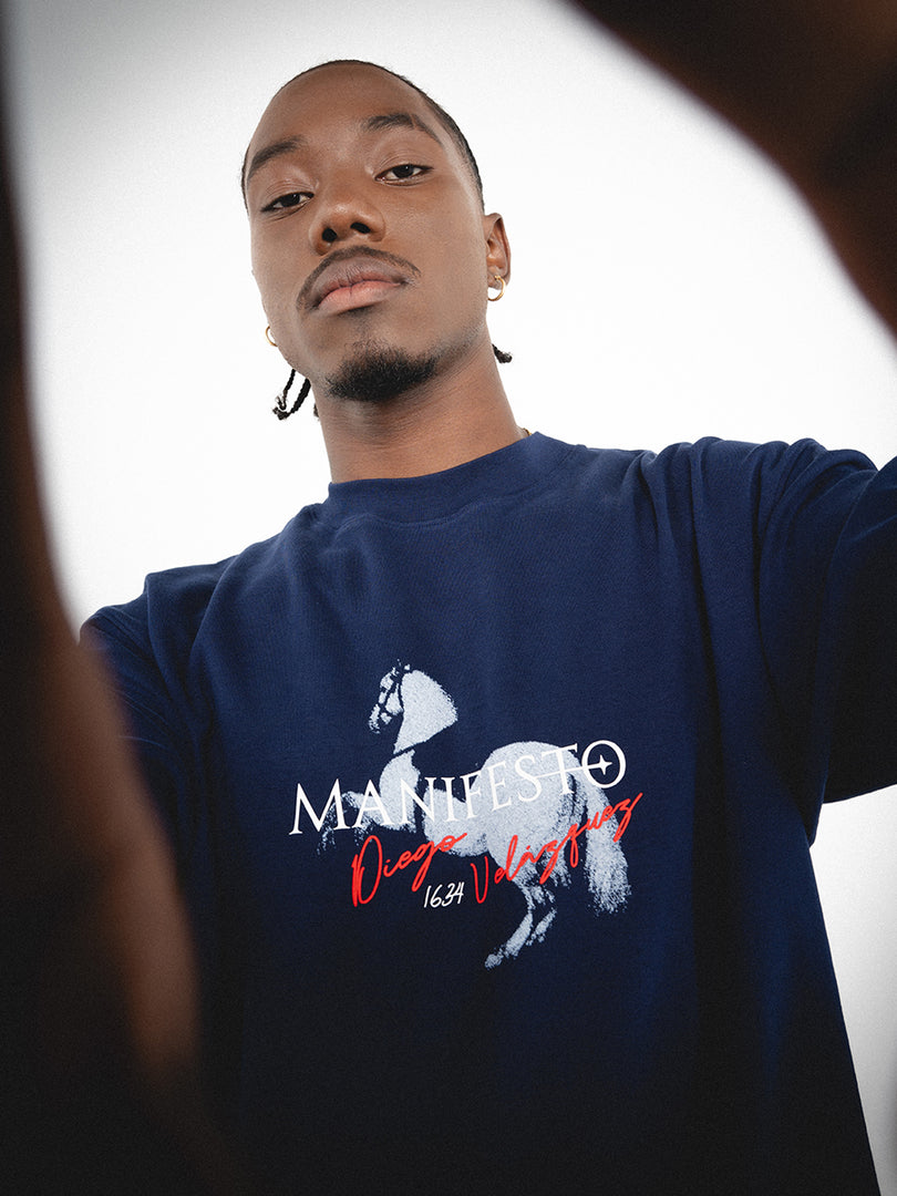 Camiseta Oversize Caballo Blanco