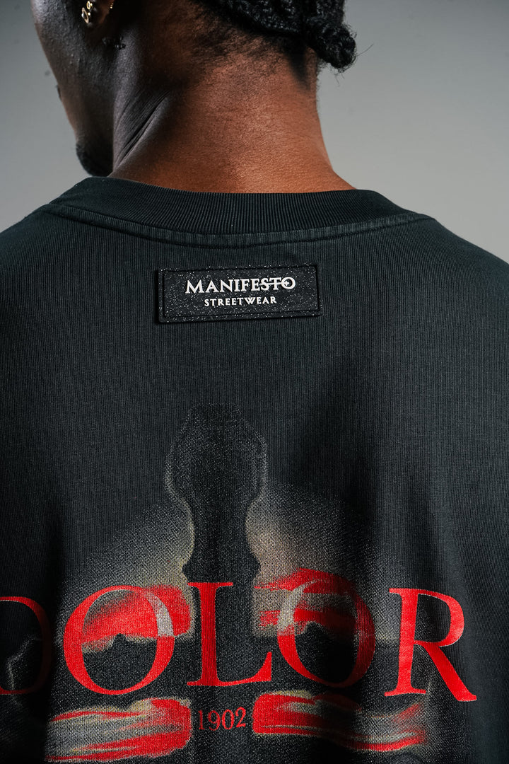 Camiseta Oversize Dolor Cenizo
