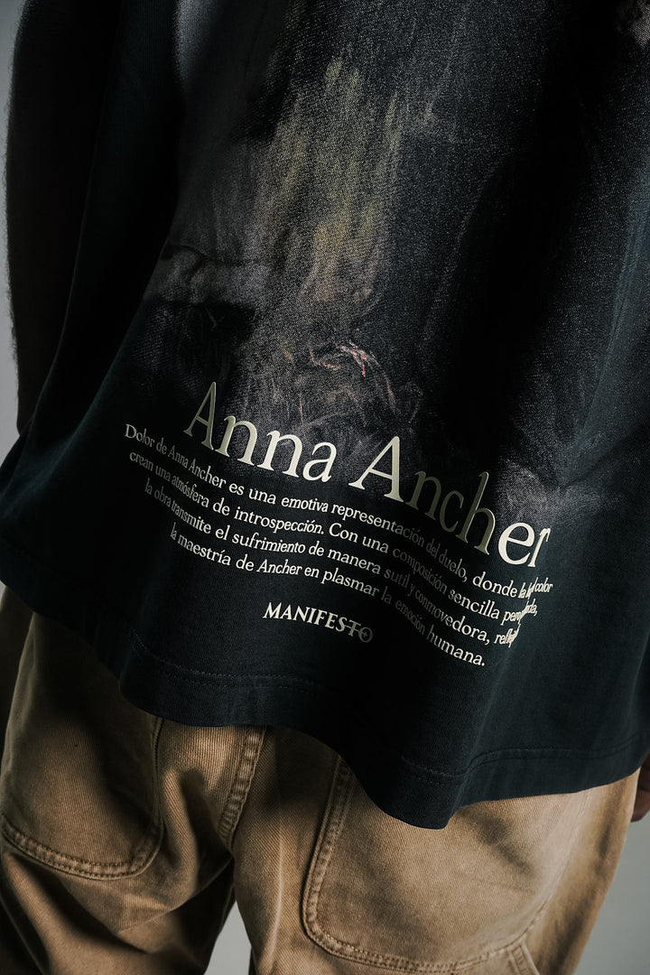 Camiseta Oversize Dolor Cenizo