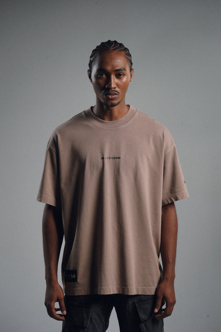 Camiseta Oversize Barroco Café