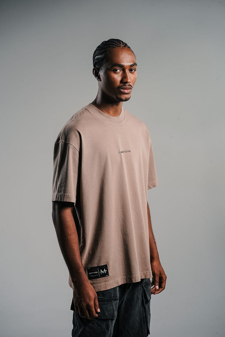 Camiseta Oversize Barroco Café