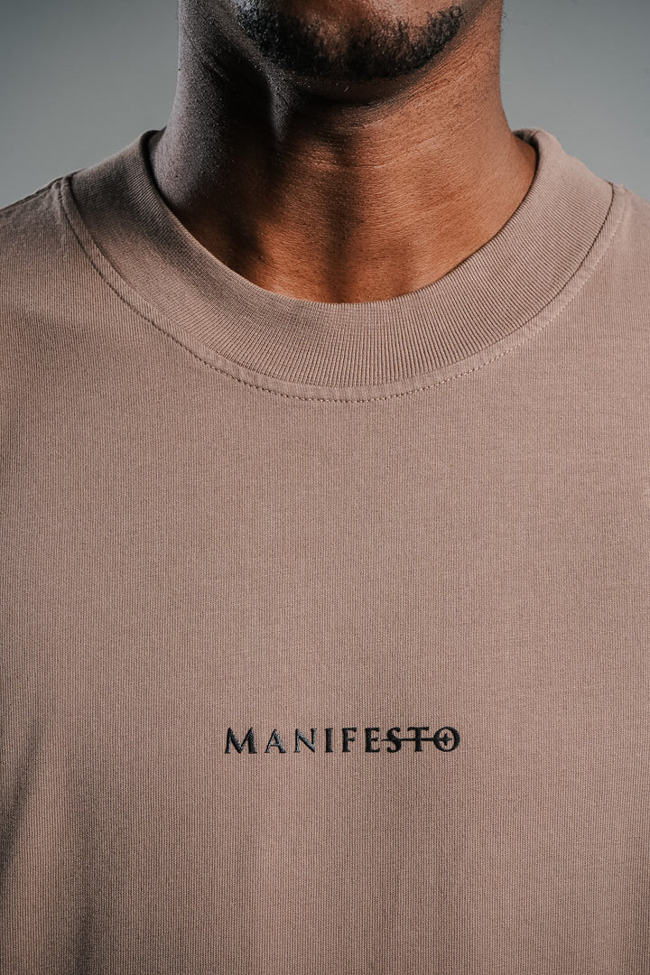 Camiseta Oversize Barroco Café