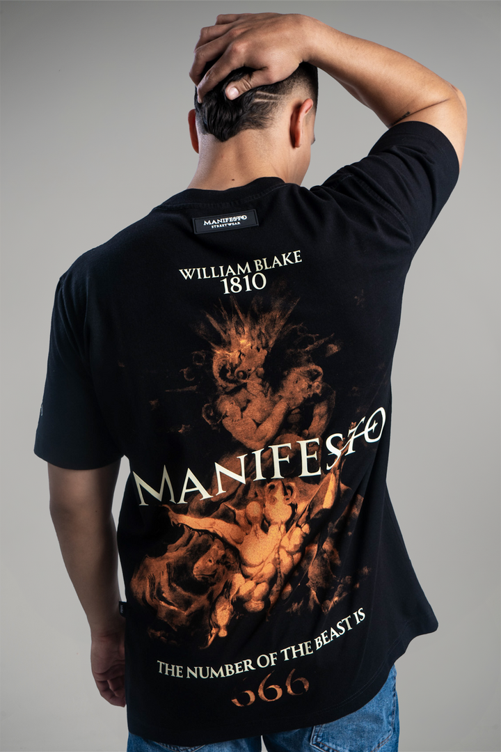 Camiseta Regular Fit el Número de la Bestia