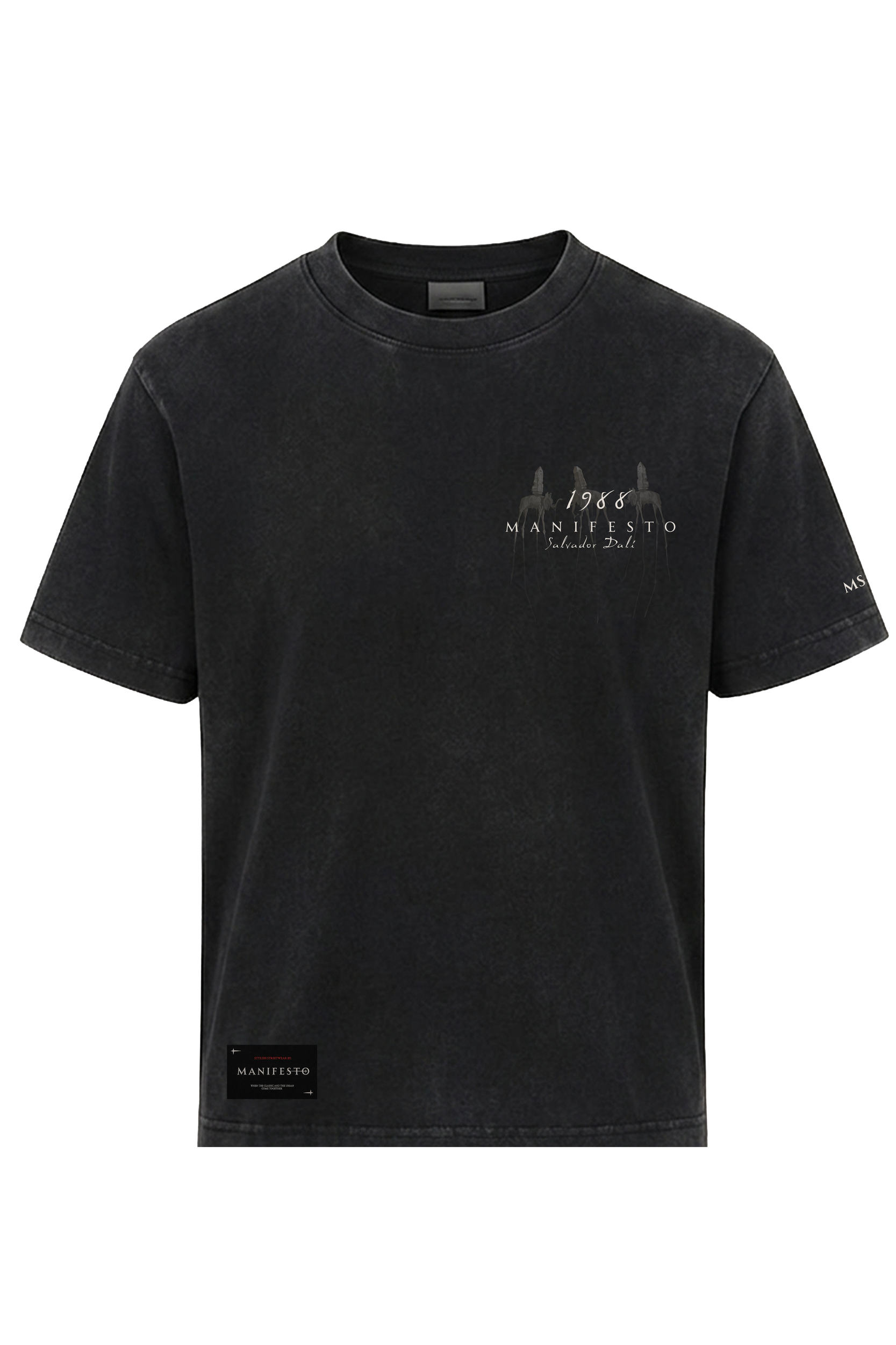 Camiseta Regular Elefantes Dalí Old Wash