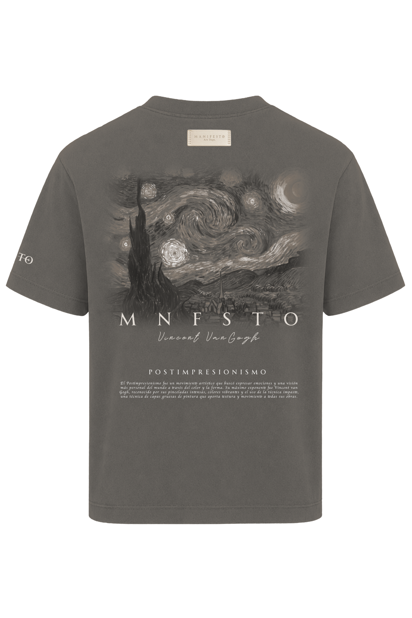 Camiseta Regular Noche Estrellada Van Gogh