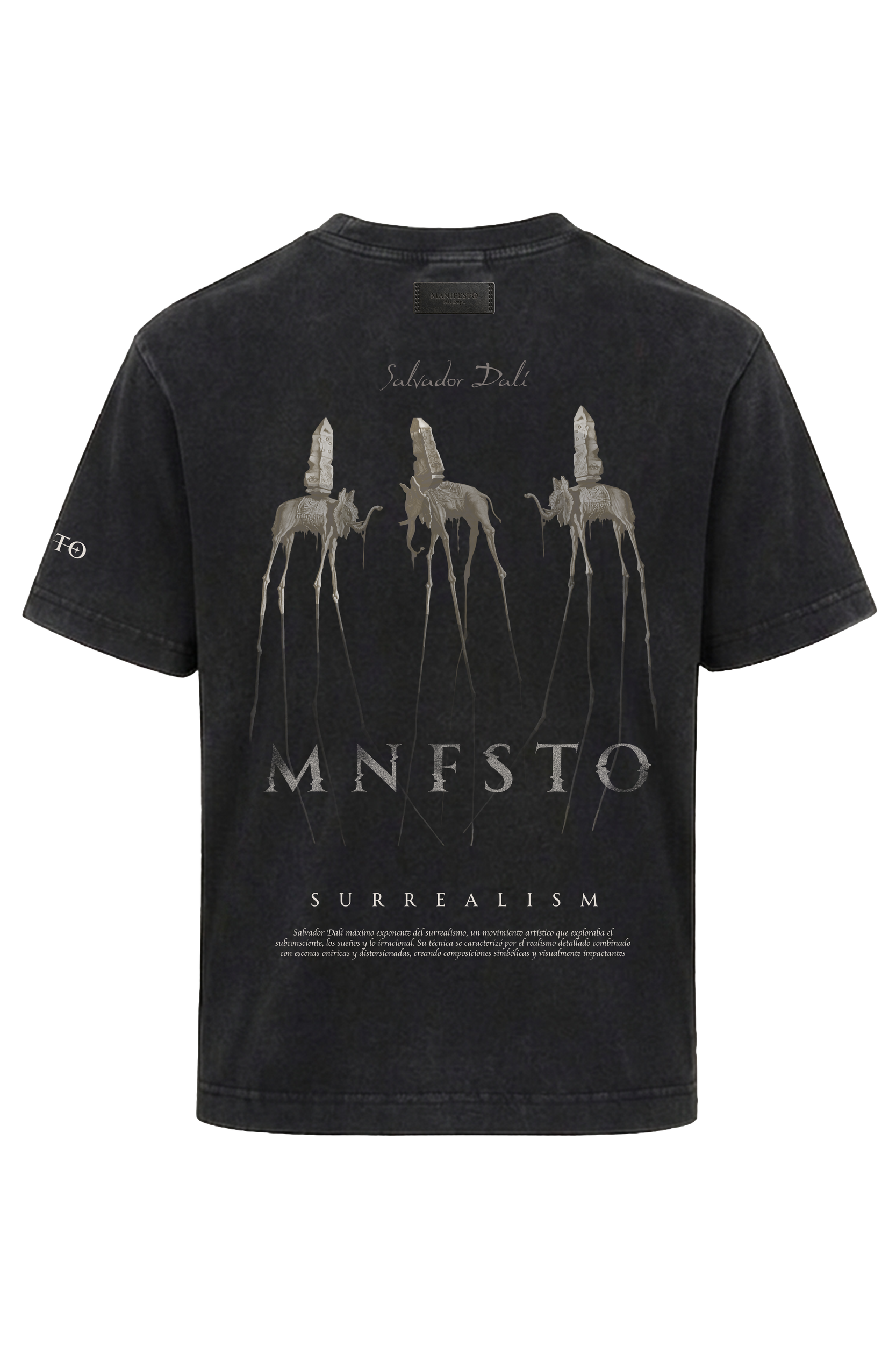 Camiseta Regular Elefantes Dalí Old Wash