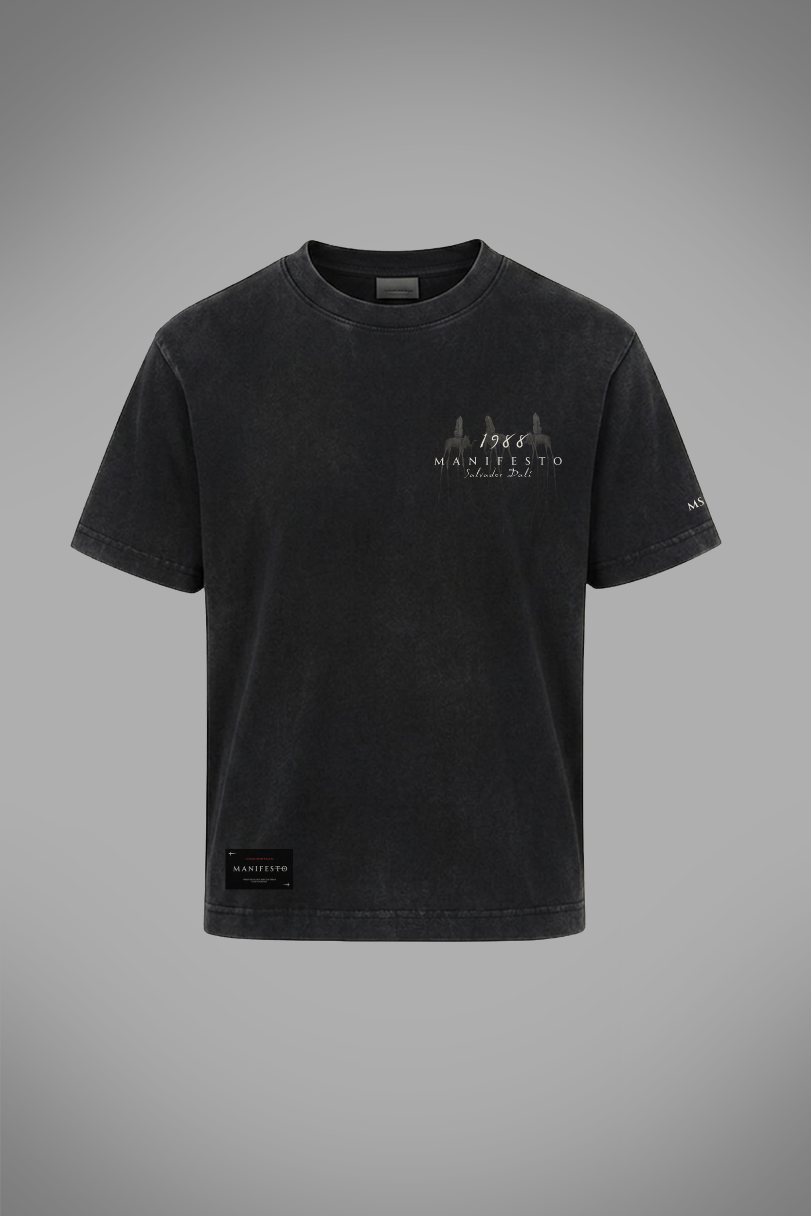 Camiseta Regular Elefantes Dalí Old Wash