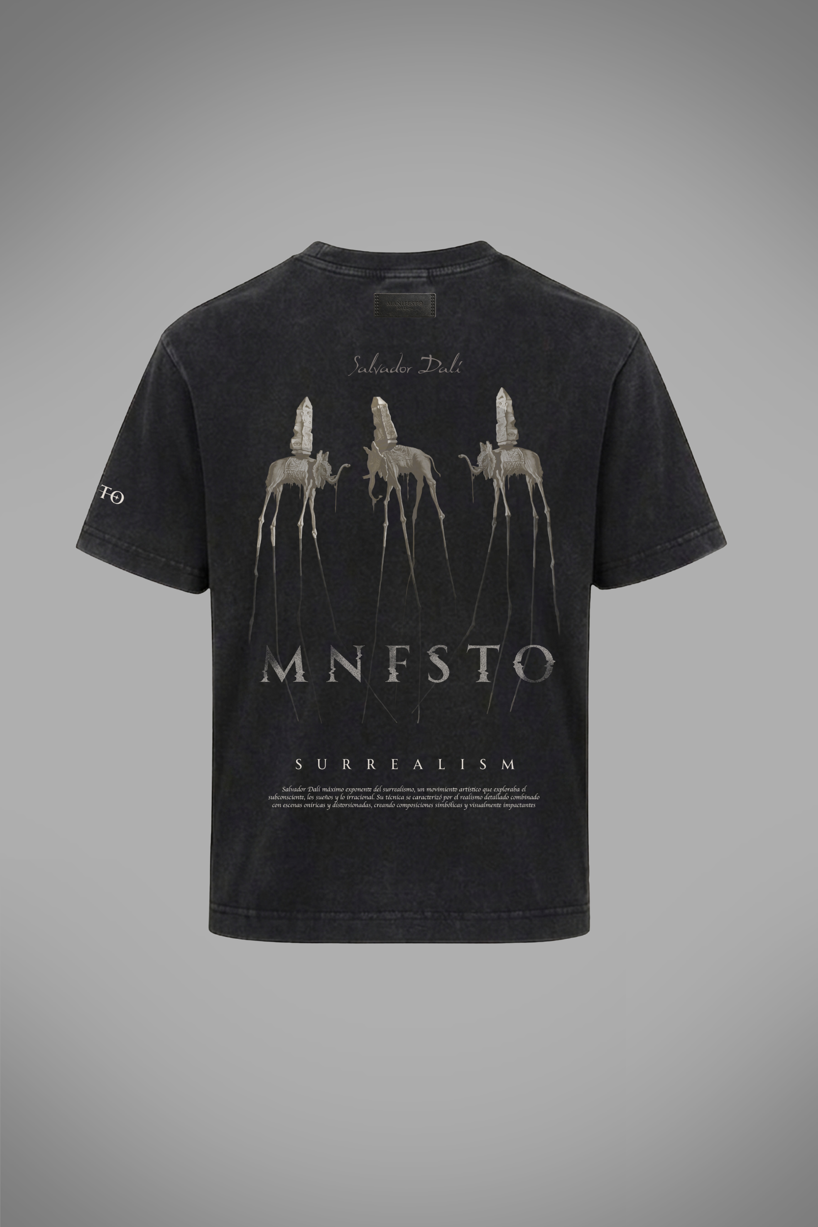 Camiseta Regular Elefantes Dalí Old Wash