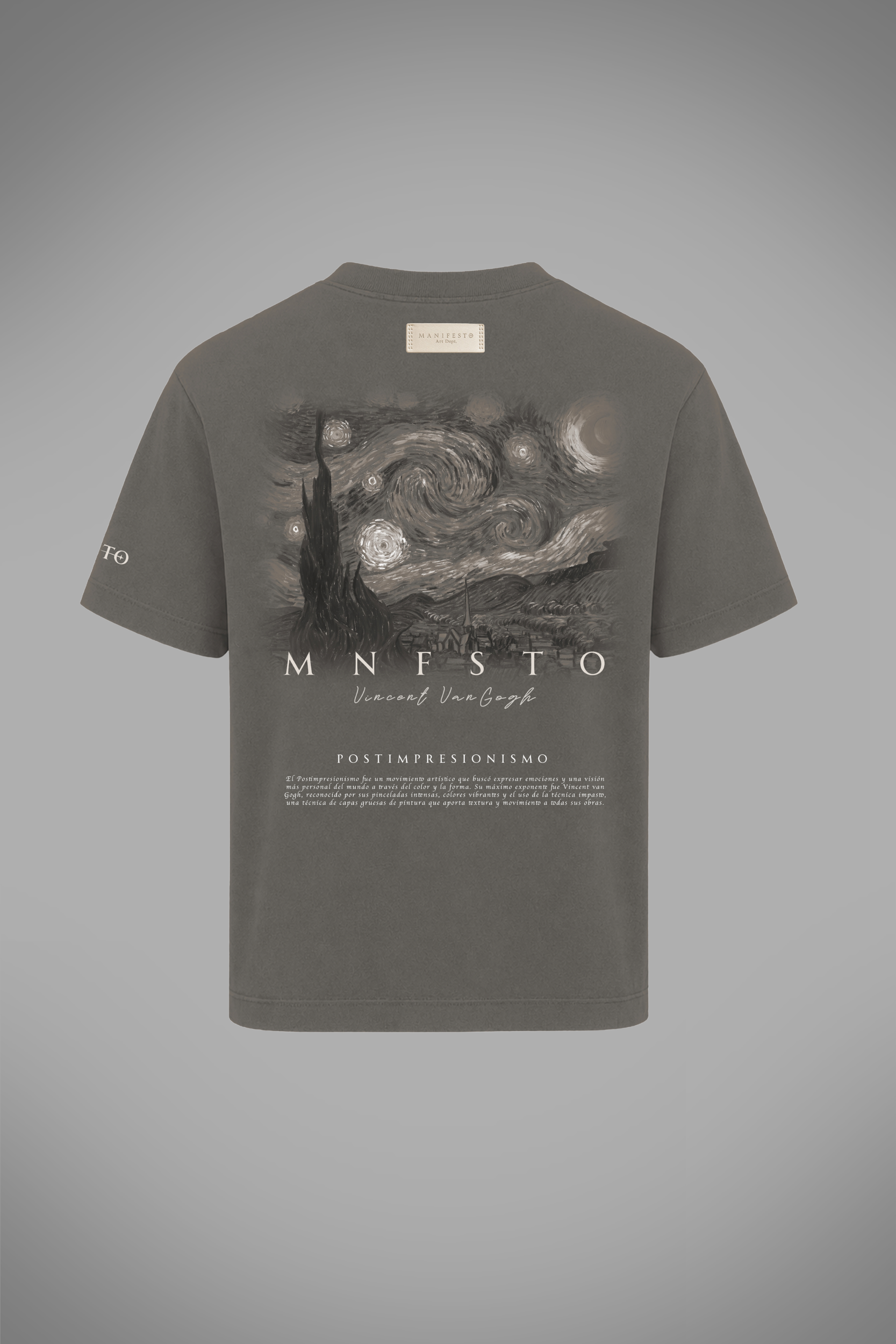 Camiseta Regular Noche Estrellada Van Gogh