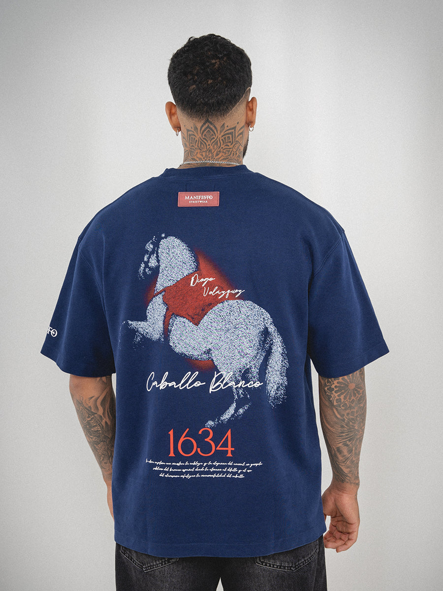 Camiseta Oversize Caballo Blanco