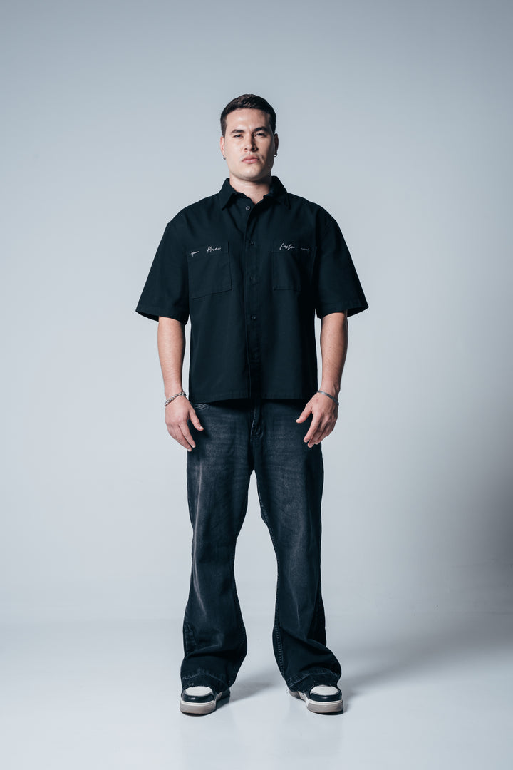 Camisa Boxyfit Mirror Of Sins Negra