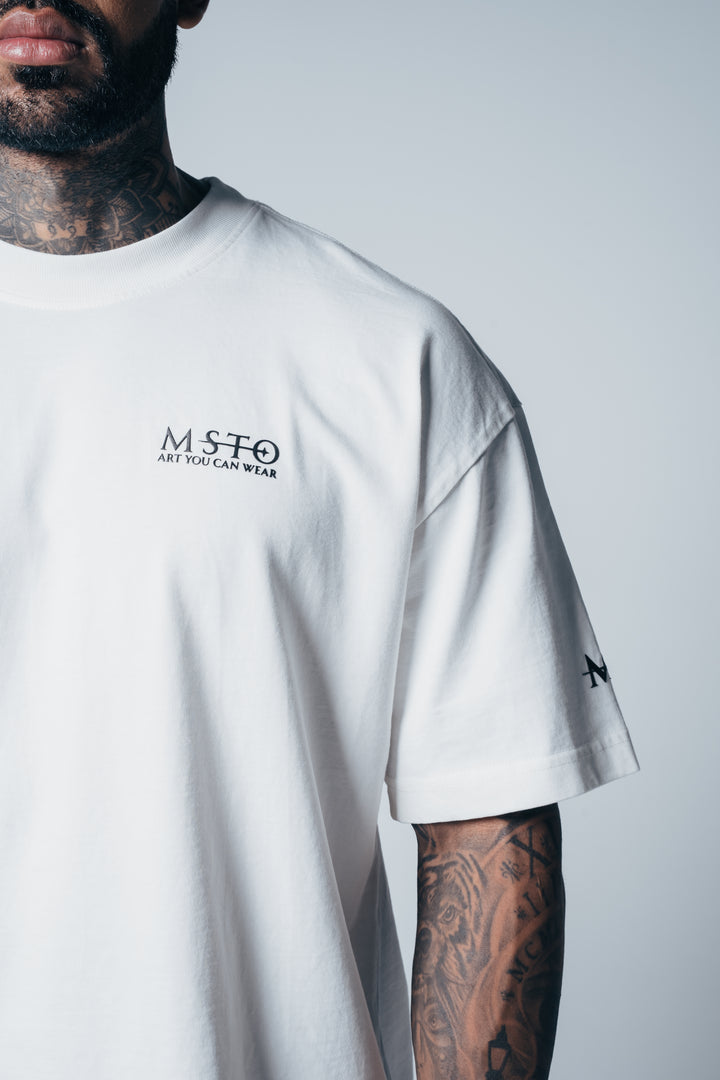 Camiseta Oversize Mirror Of Sins Vainilla MSTO