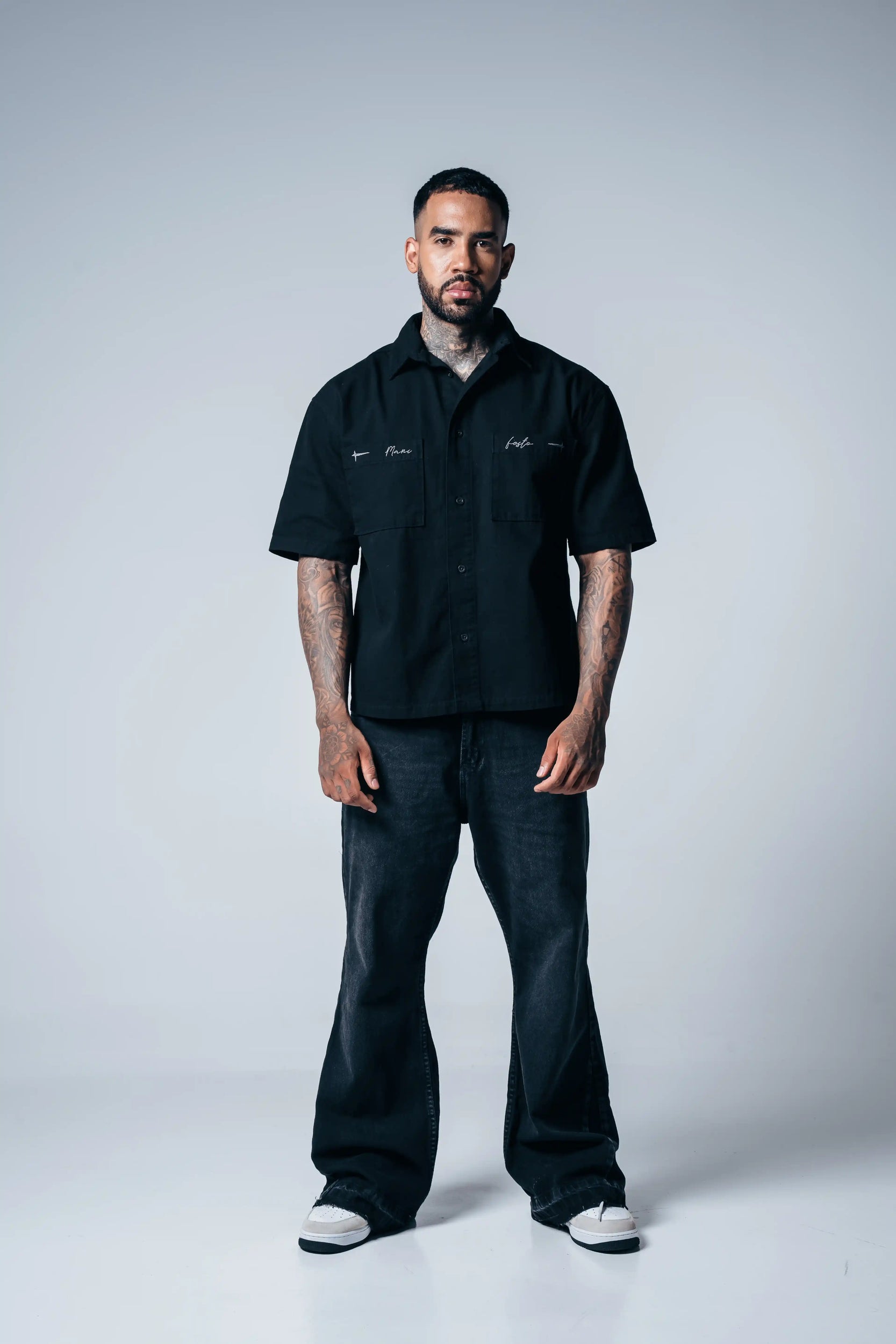 Camisa Boxyfit Mirror Of Sin Negra