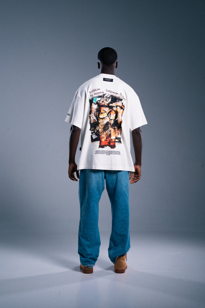 Camiseta Oversize Woman Ochre