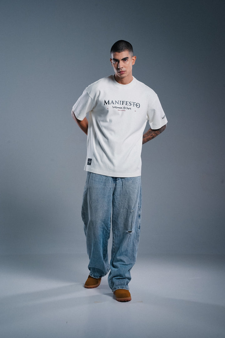 Camiseta Oversize Woman Ochre