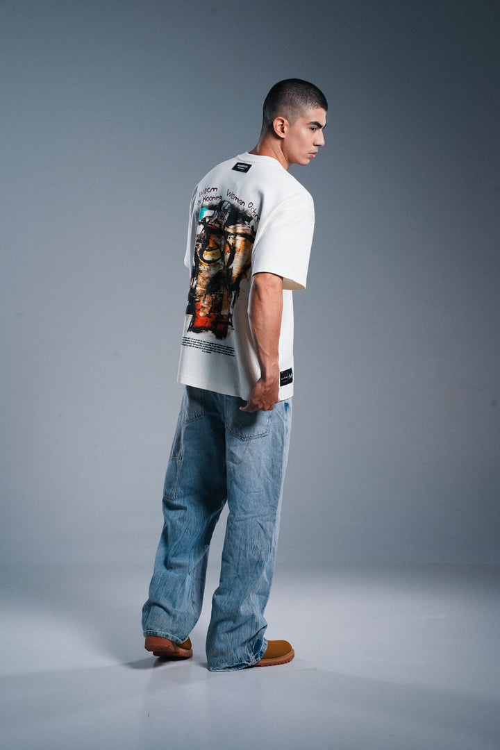 Camiseta Oversize Woman Ochre