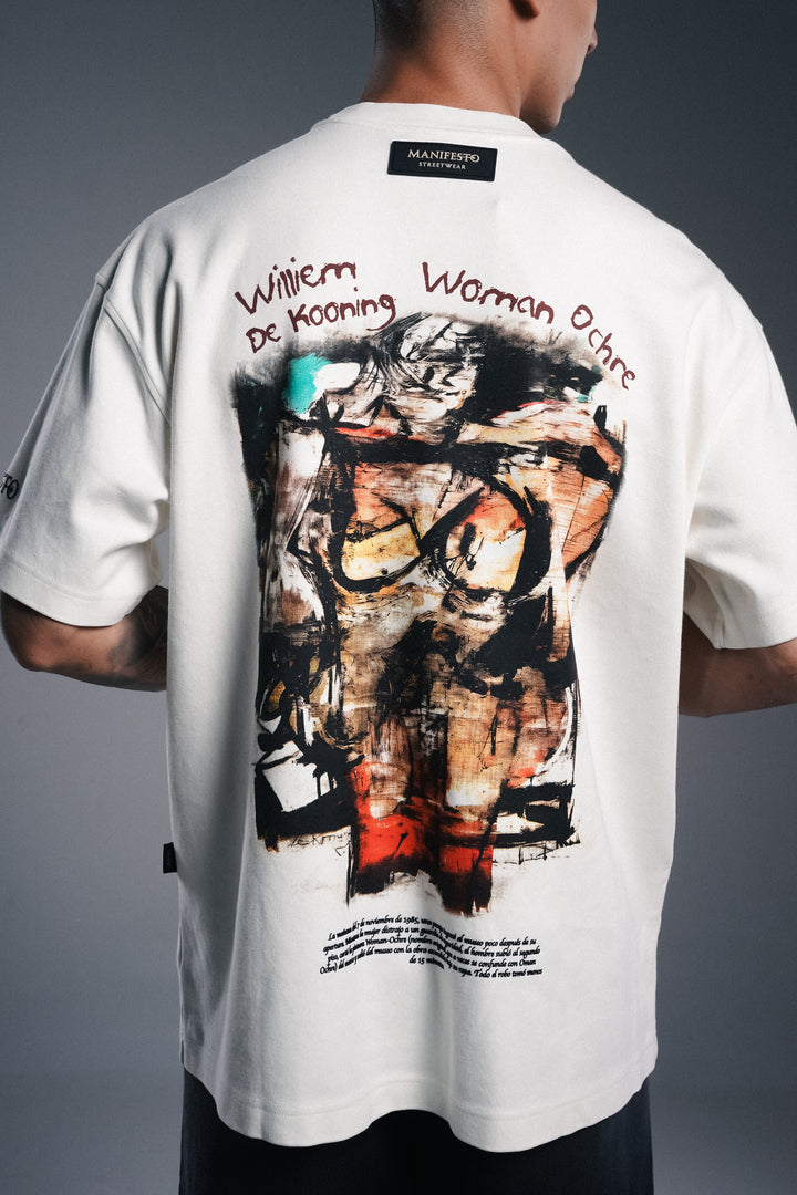 Camiseta Oversize Woman Ochre