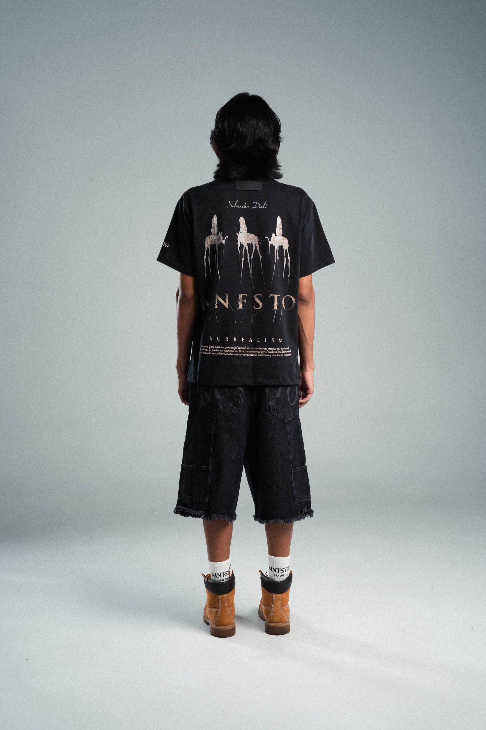 Camiseta Regular Elefantes Dalí Old Wash