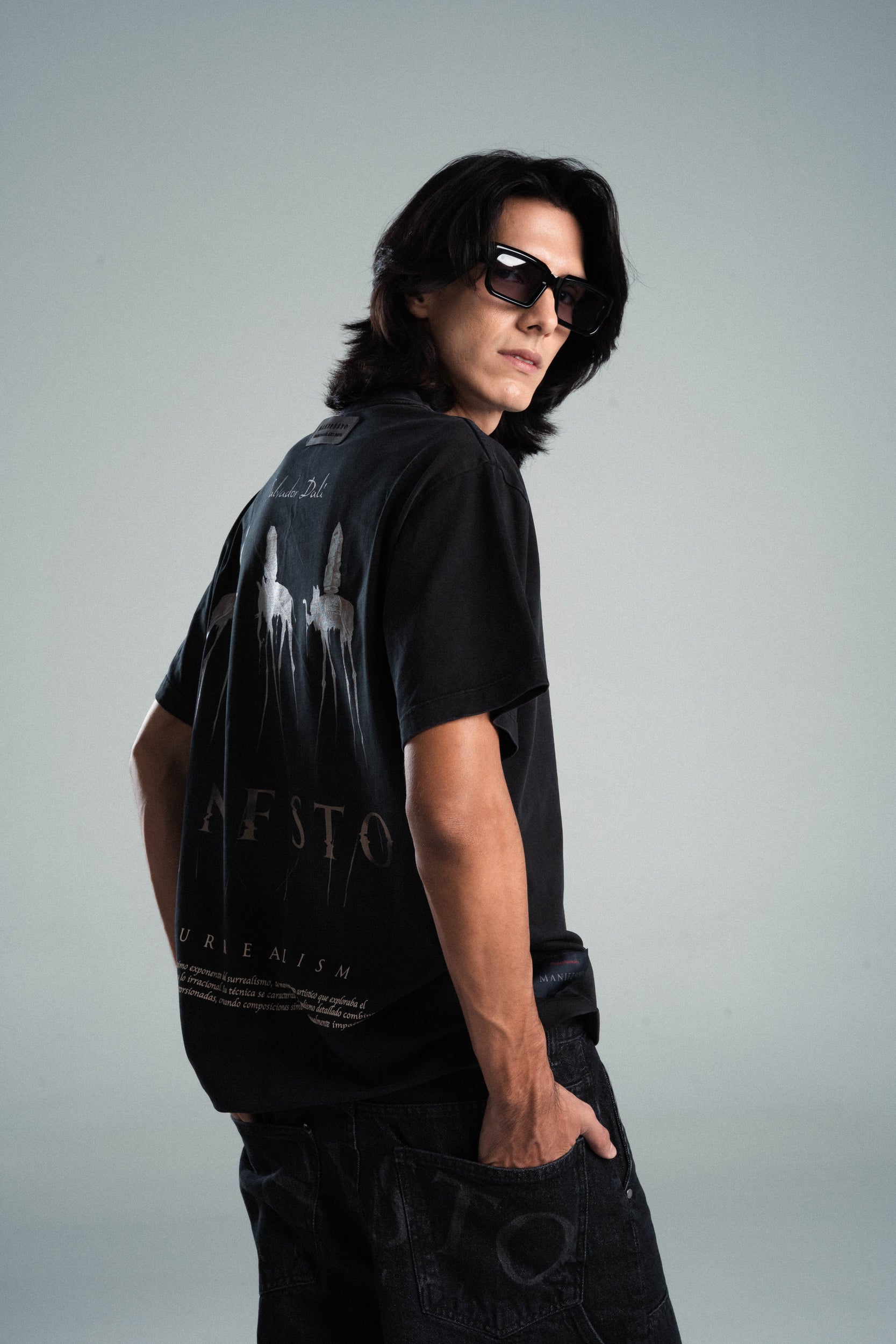 Camiseta Regular Elefantes Dalí Old Wash