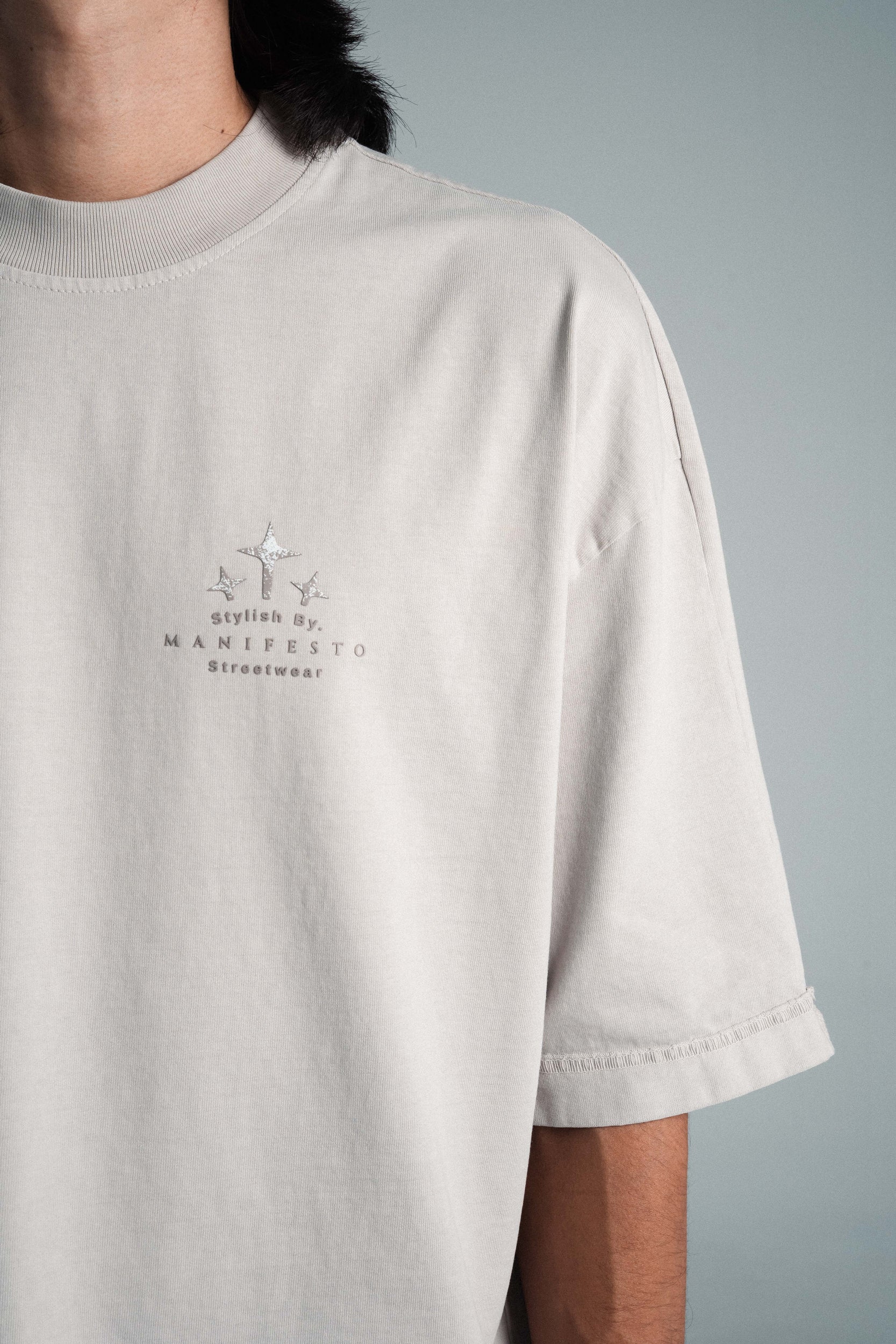 Camiseta Oversize Crucetas Moonbean Fragments