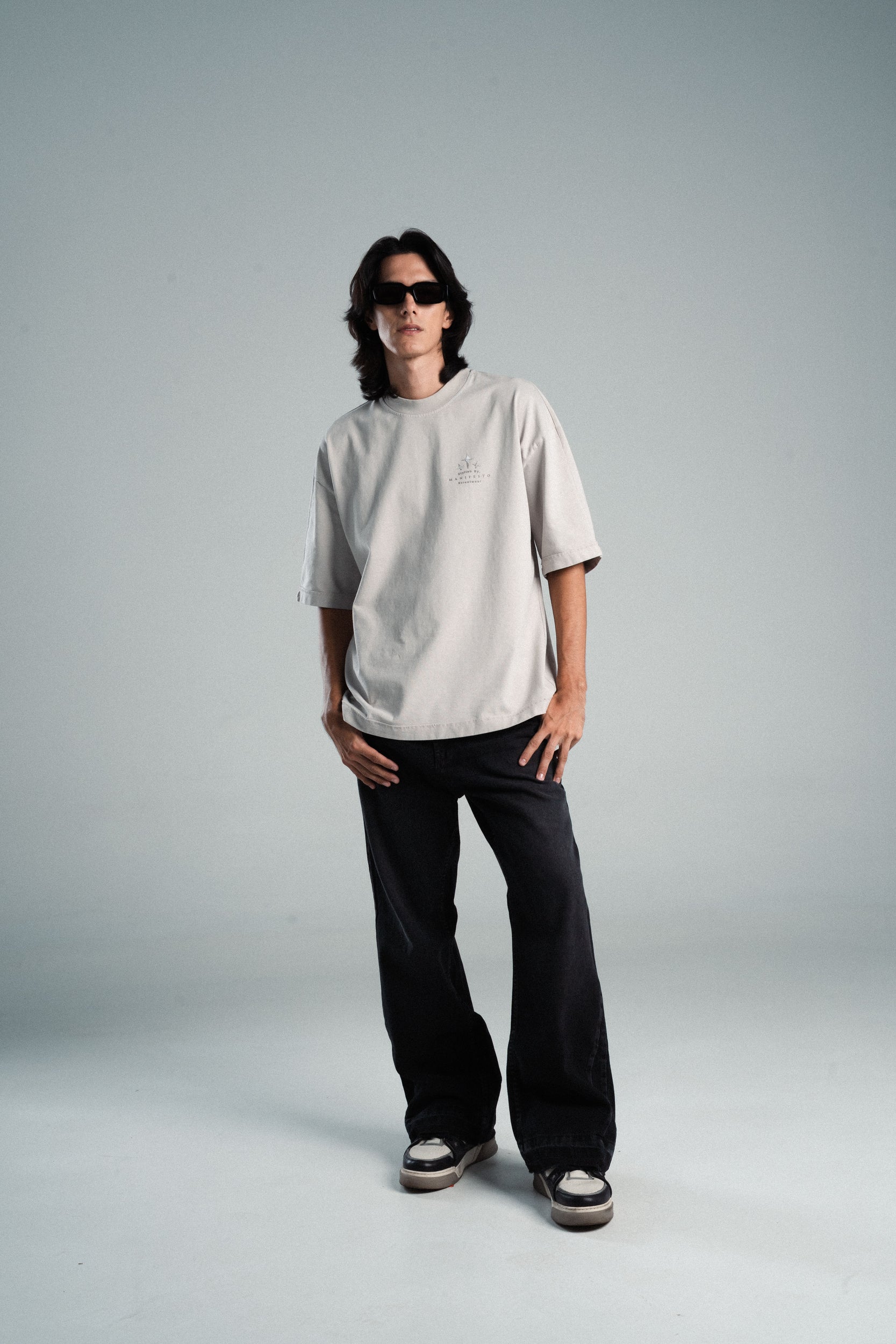 Camiseta Oversize Crucetas Moonbean Fragments