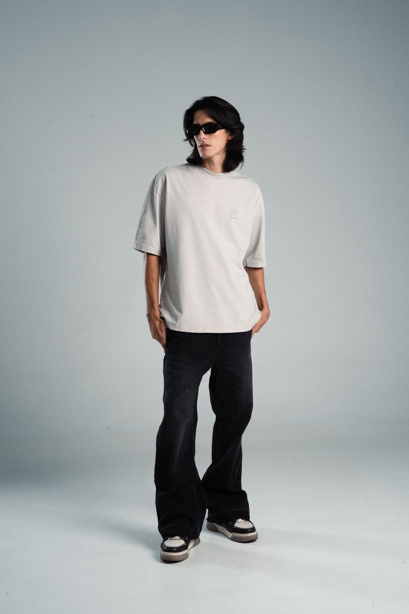 Camiseta Oversize Crucetas Moonbean Fragments