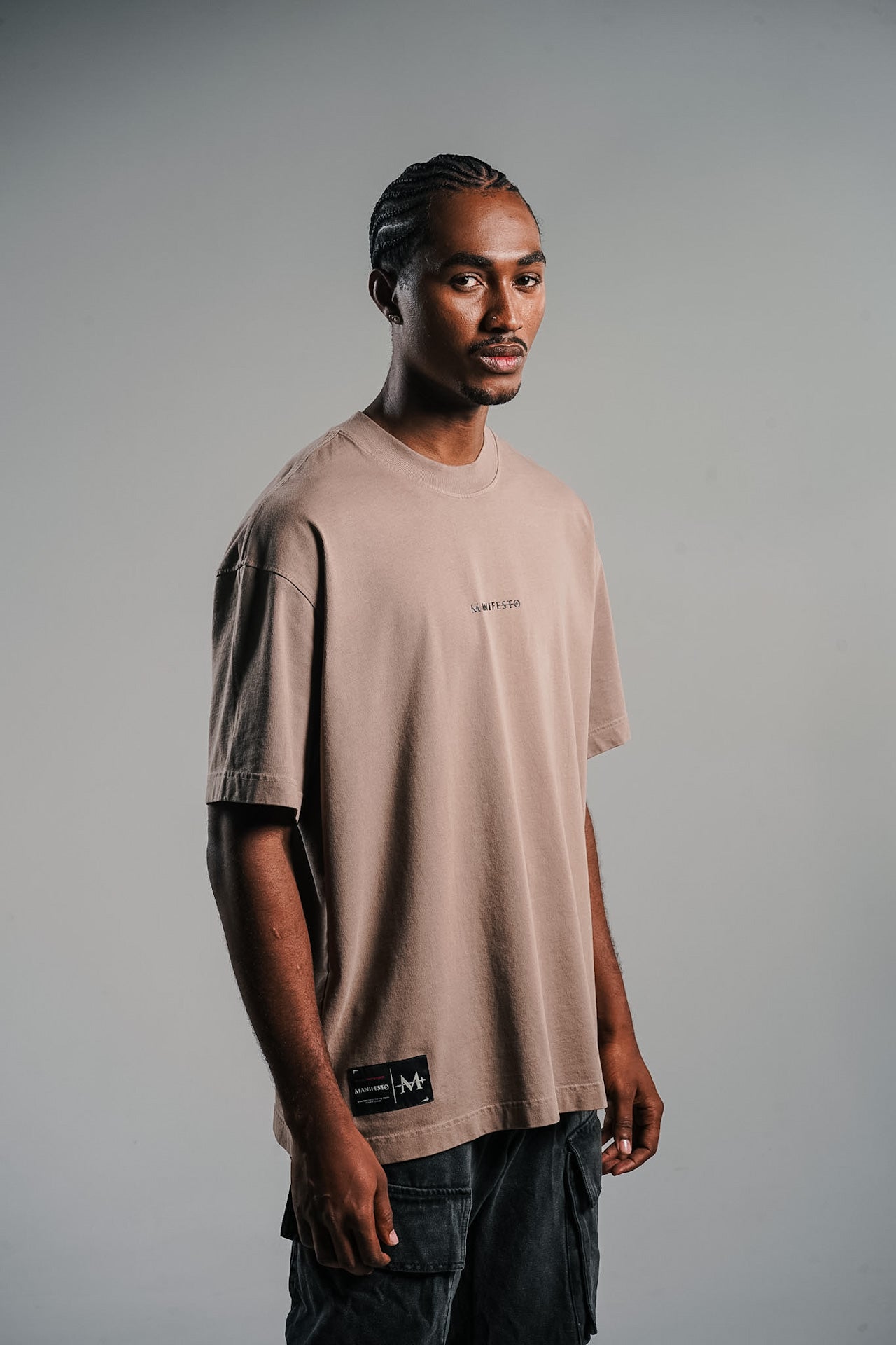 Camiseta Oversize Barroco Café
