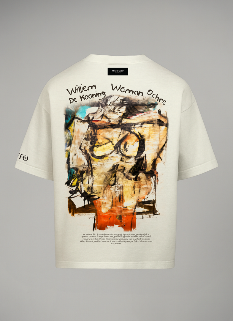 Camiseta Oversize Woman Ochre