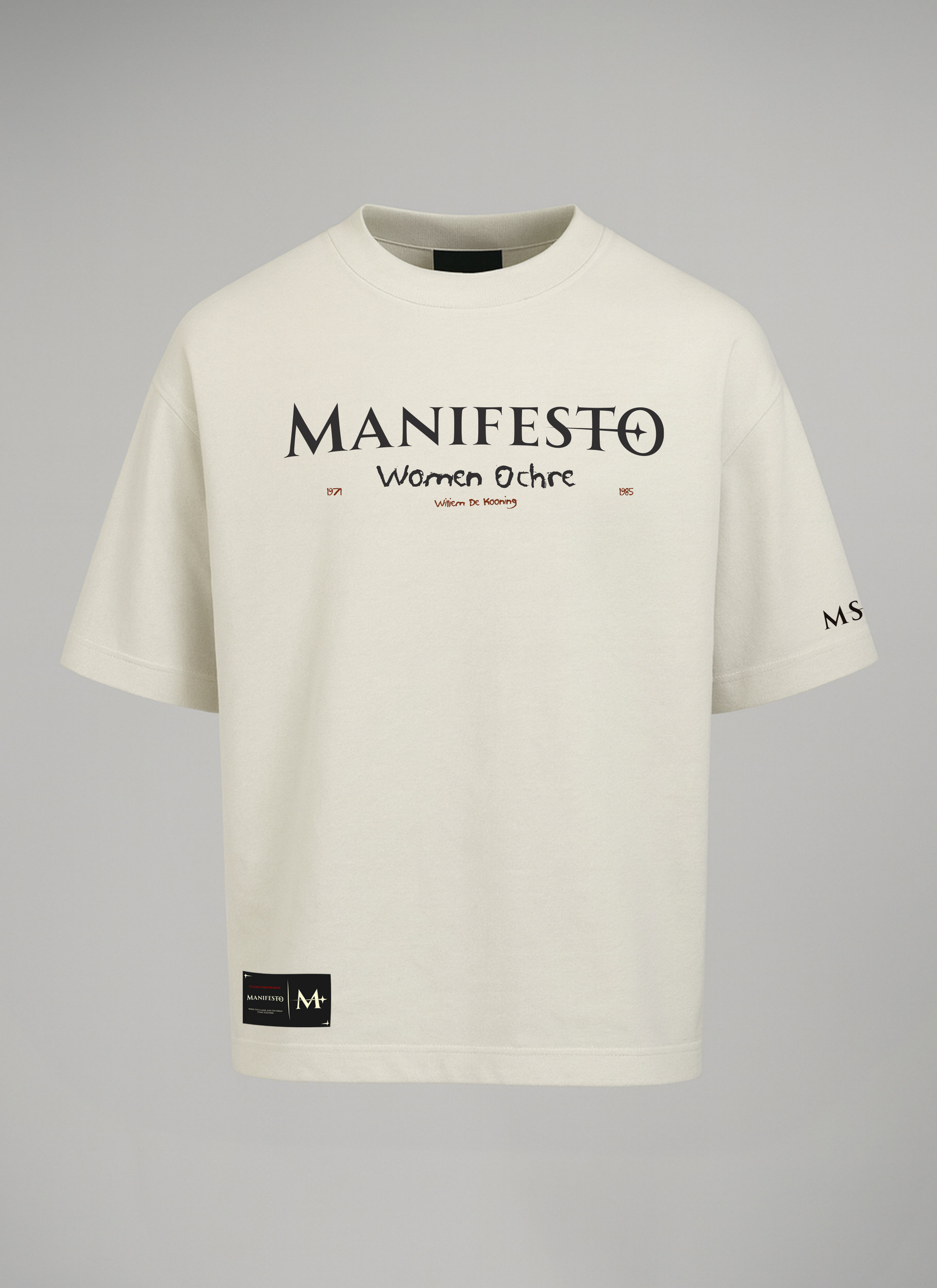 Camiseta Oversize Woman Ochre
